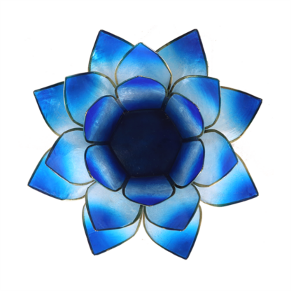 Küünlahoidja LOOTOS, helesinine/indigo - Image 2