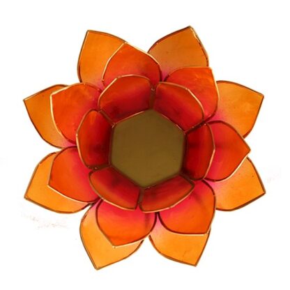 Küünlahoidja LOOTOS, oranž/roosa - Image 2